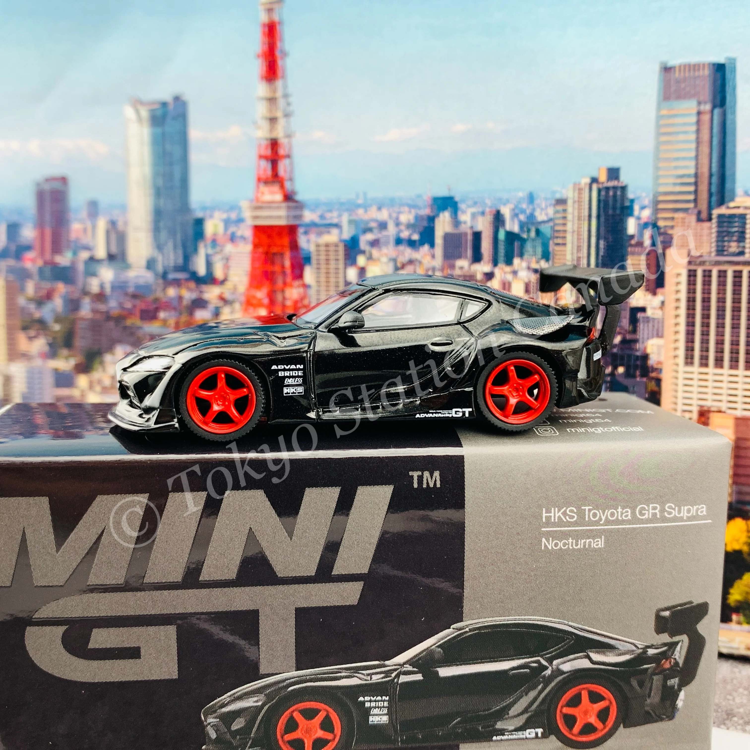 MINI GT 1/64 HKS Toyota GR Supra Nocturnal RHD MGT00226-R - Image 3