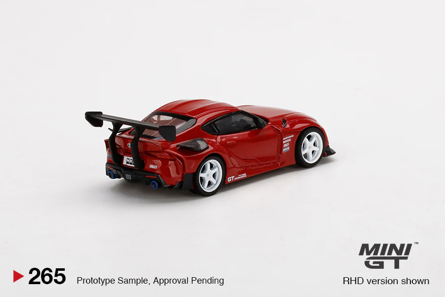 MINI GT 1/64 HKS Toyota GR Supra  Renaissance Red RHD MGT00265-R - Image 2
