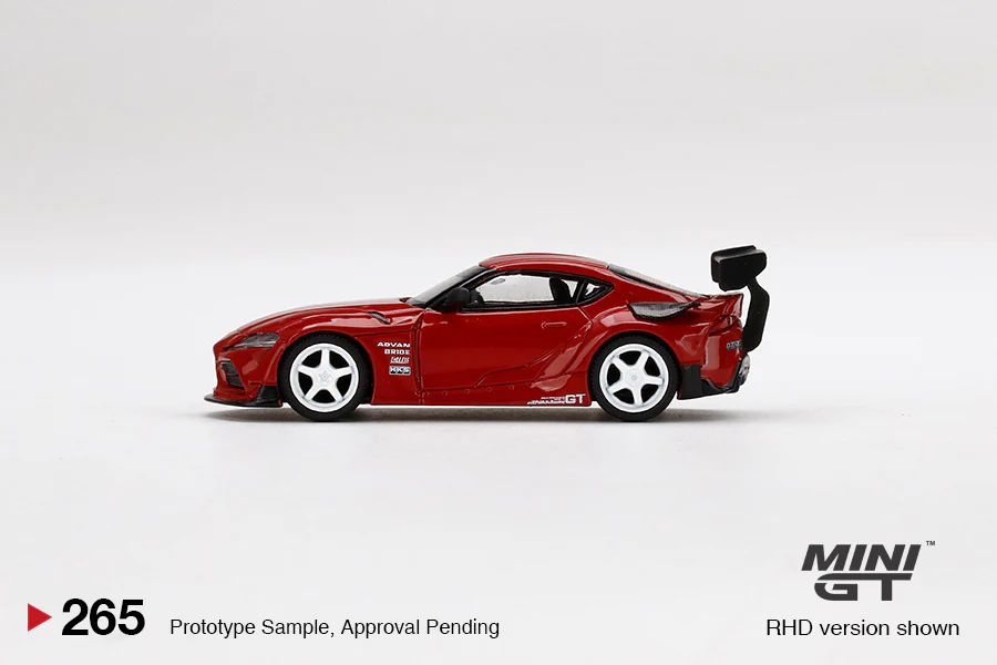 MINI GT 1/64 HKS Toyota GR Supra  Renaissance Red RHD MGT00265-R - Image 3