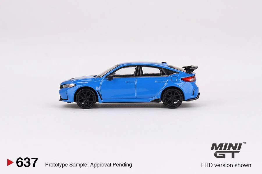 MINI GT 1/64 Honda Civic Type R Boost Blue Pearl 2023 LHD MGT00637-L - Image 2