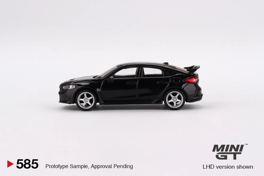 MINI GT 1/64 Honda Civic Type R Crystal Black Pearl 2023 w/ Advan GT Wheel LHD MGT00585-L - Image 2