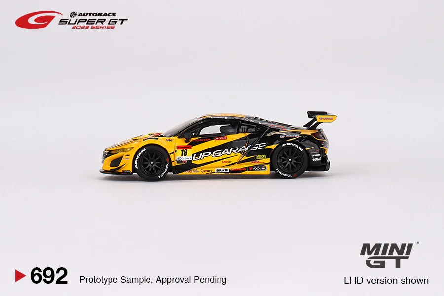 MINI GT 1/64 Honda NSX GT3 EVO22 #18 "UPGARAGE NSX GT3" TEAM UPGARAGE 2023 SUPER GT SERIES MGT00692-L - Image 2