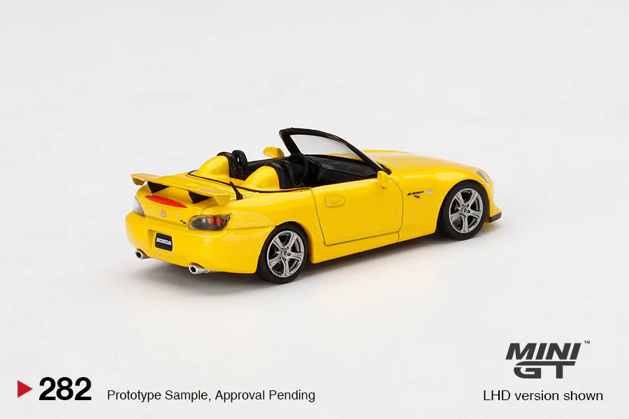 MINI GT 1/64 Honda S2000 CR Rio Yellow Pearl LHD MGT00282-L - Image 2