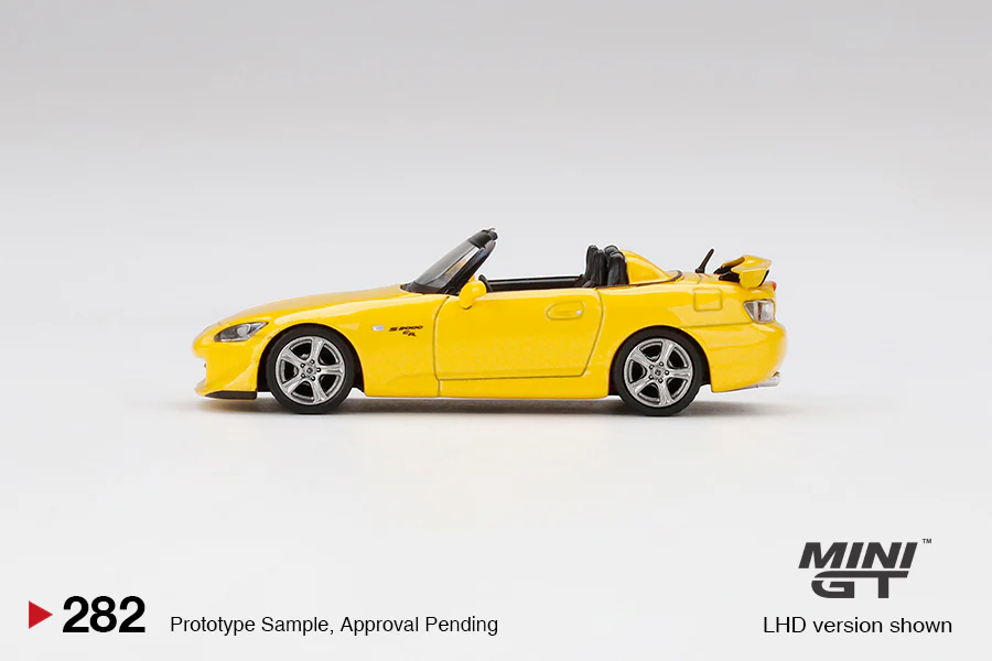MINI GT 1/64 Honda S2000 CR Rio Yellow Pearl LHD MGT00282-L - Image 3
