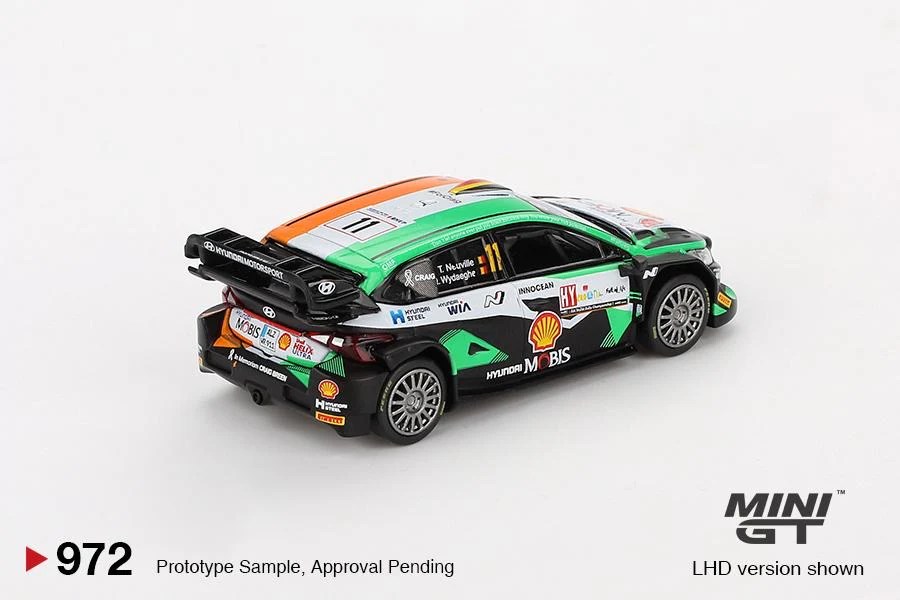 PREORDER MINI GT 1/64 Hyundai i20 N Rally1 #11 2023 Rally Croatia  Power Stage Winner MGT00972-L (Approx. Release Date : Q3 2025 subject to manufacturer's final decision) - Image 3