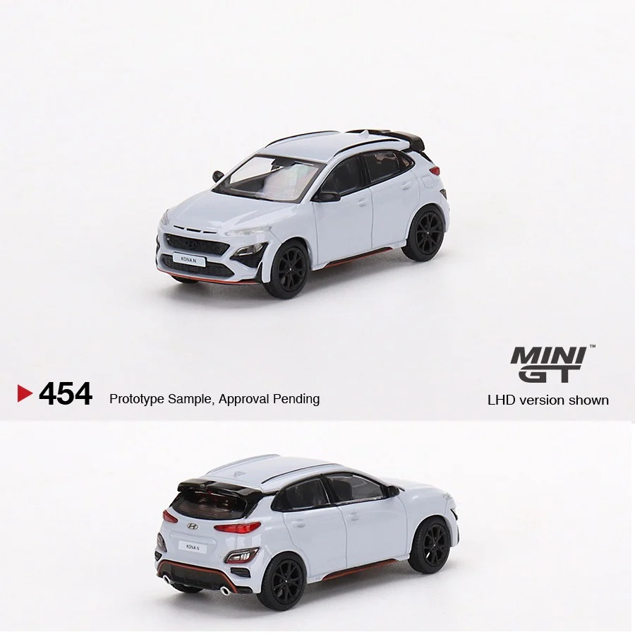 MINI GT 1/64 Hyundai KONA N Sonic Blue LHD MGT00454-L