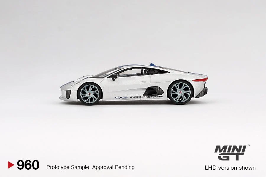 MINI GT 1/64 Jaguar C-X75 Silver MGT00960-BL - Image 4