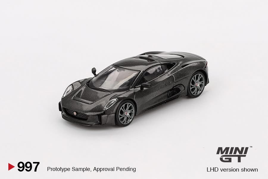 MINI GT 1/64 Jaguar C-X75 Test Car – Black MGT00997-BL - Image 2