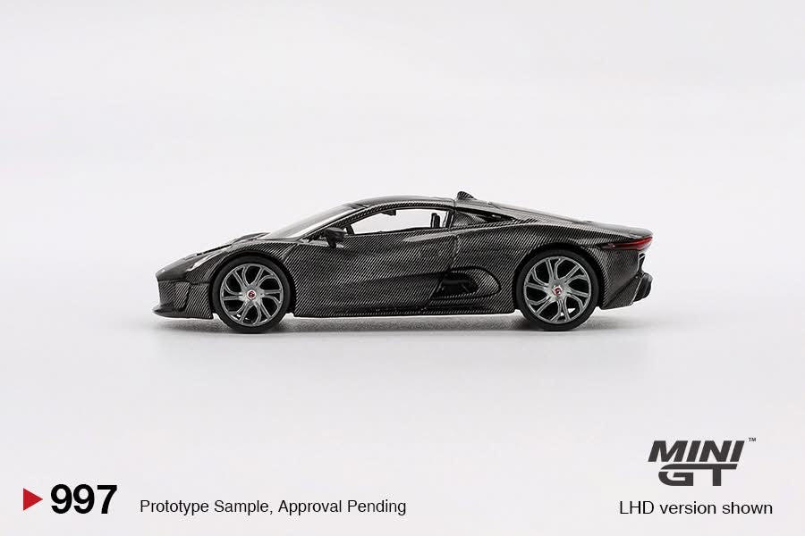 MINI GT 1/64 Jaguar C-X75 Test Car – Black MGT00997-BL - Image 3