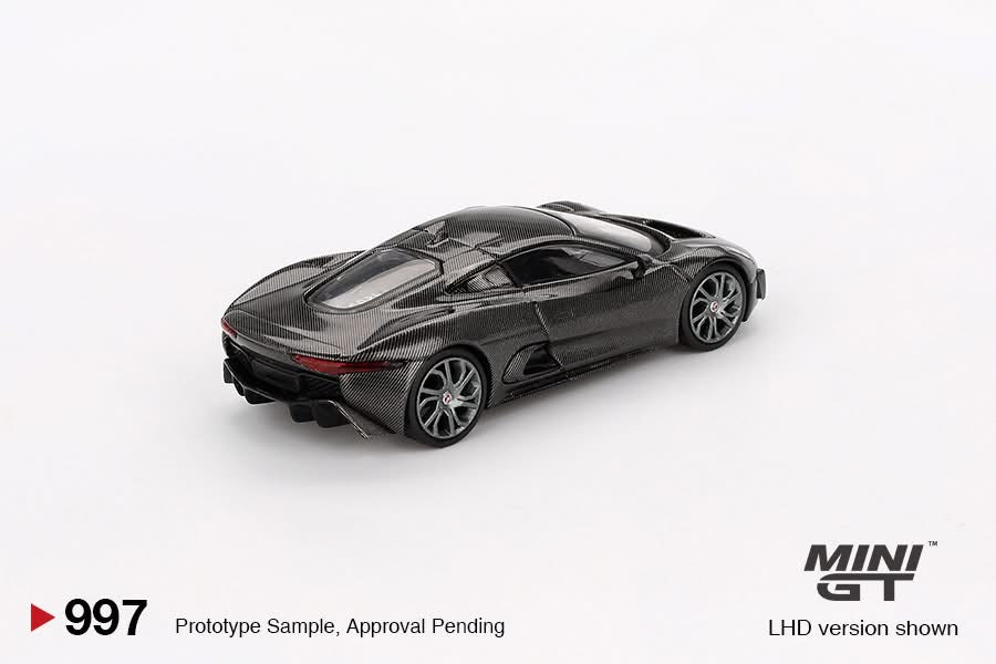 MINI GT 1/64 Jaguar C-X75 Test Car – Black MGT00997-BL - Image 4
