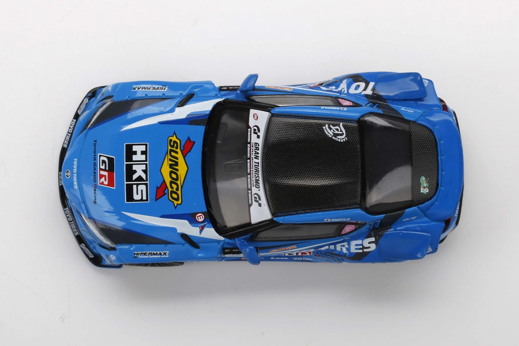 MINI GT 1/64 Japan Exclusive HKS Toyota GR Supra No.77 FAT FIVE RACING 2020 D1 GP RHD MGT00307-D1 - Image 6