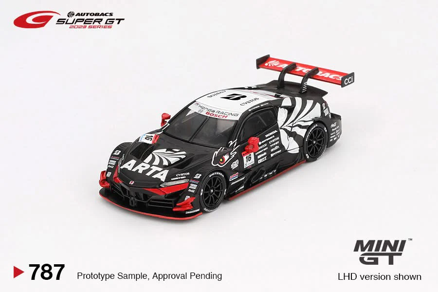 MINI GT 1/64 Japan Exclusive Honda NSX-GT “Type S” GT500 #16 “ARTA MUGEN NSX-GT ” ARTA 2023 SUPER GT Series MGT00787-BL - Image 2