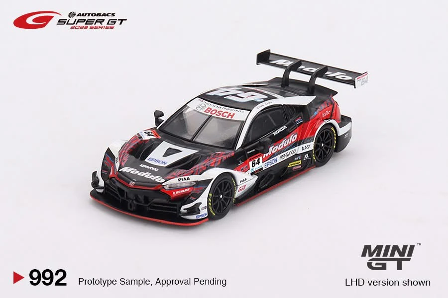 MINI GT 1/64 Japan Exclusive Honda NSX-GT “Type S” GT500 #64 “Modulo NSX-GT” Modulo Nakajima Racing 2023 SUPER GT Series MGT00992-BL - Image 2