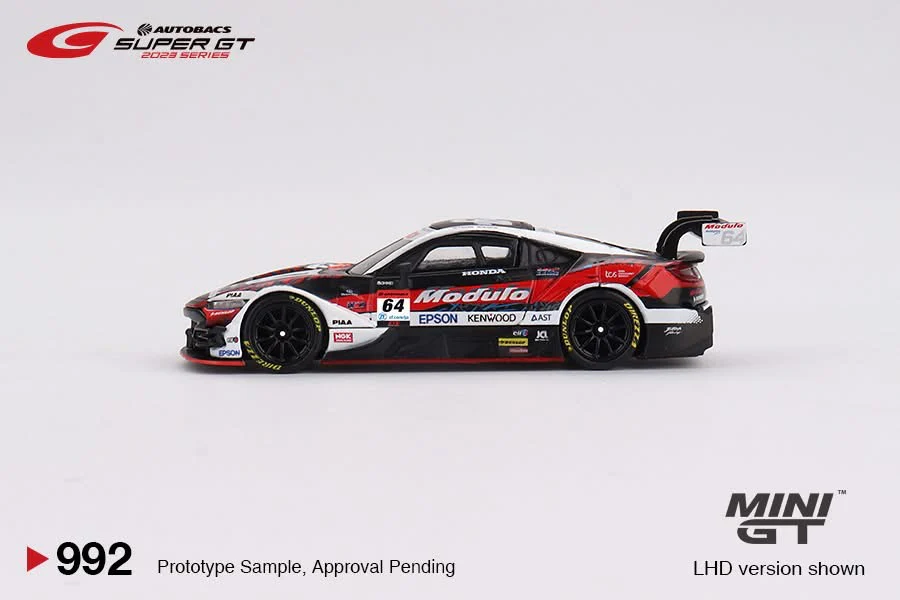 MINI GT 1/64 Japan Exclusive Honda NSX-GT “Type S” GT500 #64 “Modulo NSX-GT” Modulo Nakajima Racing 2023 SUPER GT Series MGT00992-BL - Image 3