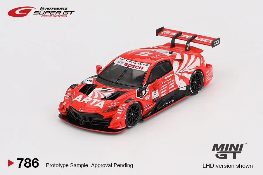MINI GT 1/64 Japan Exclusive Honda NSX-GT “Type S” GT500 #8 “ARTA MUGEN NSX-GT ” ARTA 2023 SUPER GT Series MGT00786-BL - Image 2