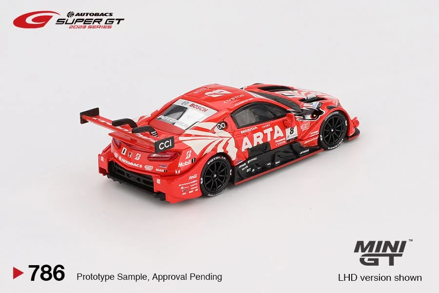 MINI GT 1/64 Japan Exclusive Honda NSX-GT “Type S” GT500 #8 “ARTA MUGEN NSX-GT ” ARTA 2023 SUPER GT Series MGT00786-BL - Image 3