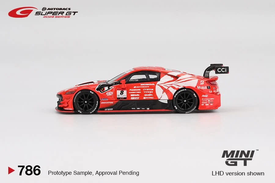 MINI GT 1/64 Japan Exclusive Honda NSX-GT “Type S” GT500 #8 “ARTA MUGEN NSX-GT ” ARTA 2023 SUPER GT Series MGT00786-BL - Image 4