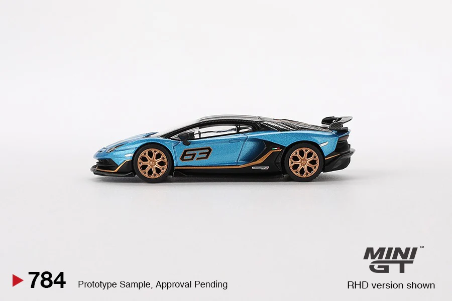 PREORDER MINI GT 1/64 Lamborghini Aventador SVJ 63  Blu Aegir LHD MGT00784-L (Approx. Release Date : Q4 2024 subject to manufacturer's final decision) - Image 2