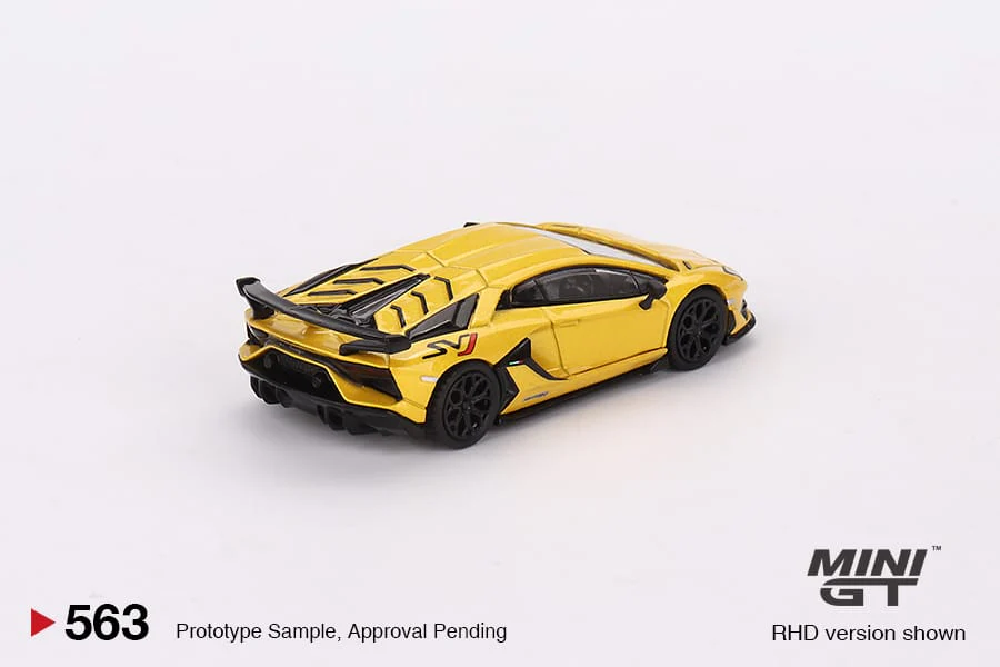 MINI GT 1/64 Lamborghini Aventador SVJ New Giallo Orion LHD MGT00563-L - Image 2