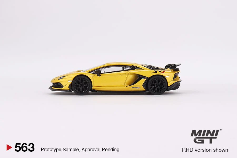 MINI GT 1/64 Lamborghini Aventador SVJ New Giallo Orion LHD MGT00563-L - Image 3