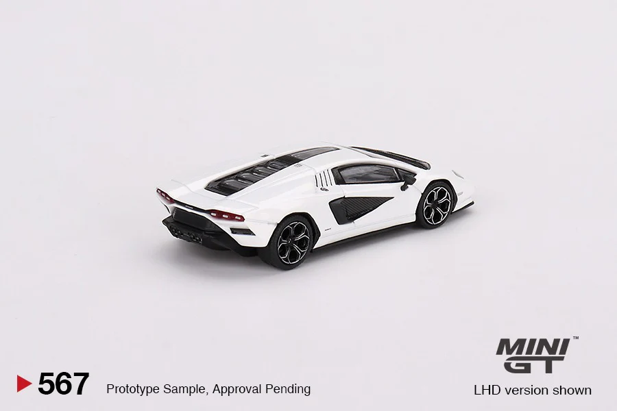 MINI GT 1/64 Lamborghini Countach LPI 800-4 Bianco Siderale LHD MGT00567-L - Image 2