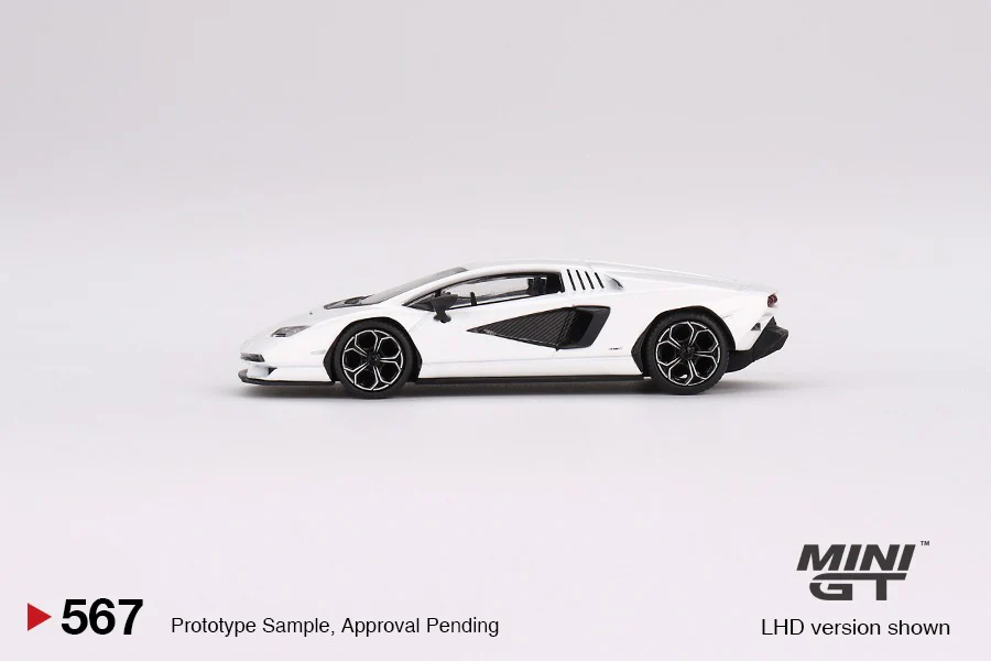 MINI GT 1/64 Lamborghini Countach LPI 800-4 Bianco Siderale LHD MGT00567-L - Image 3