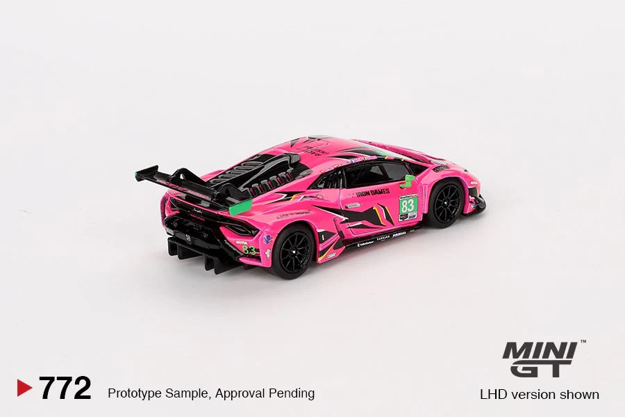 PREORDER MINI GT 1/64 Lamborghini Huracán GT3 EVO2 #83 Iron Dames  IMSA 2023  Daytona 24 Hrs MGT00772-L (Approx. Release Date : Q3 2024 subject to manufacturer's final decision) - Image 2