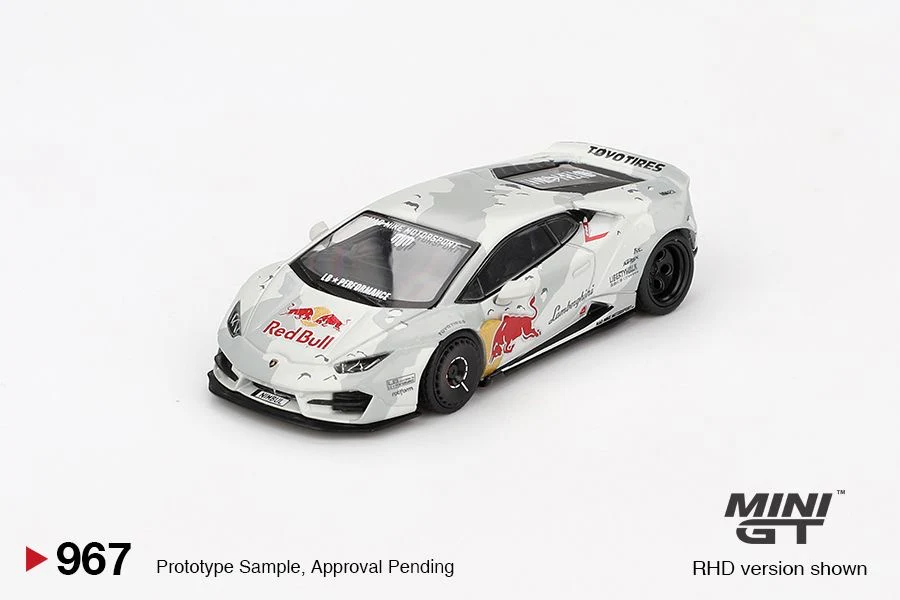 MINI GT 1/64 Lamborghini Huracan LB★WORKS ver. 2 Mad Mike NIMBUL MGT00967-BL - Image 2