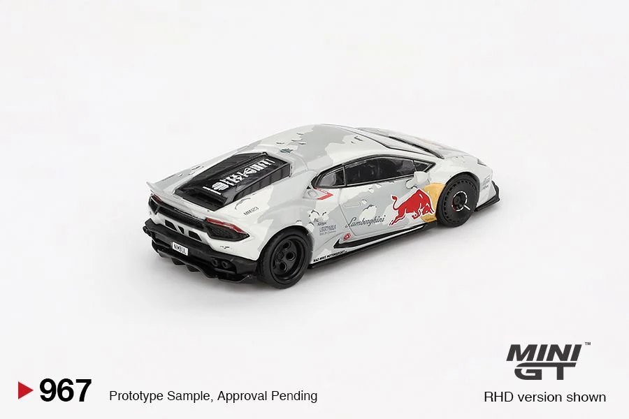 MINI GT 1/64 Lamborghini Huracan LB★WORKS ver. 2 Mad Mike NIMBUL MGT00967-BL - Image 3