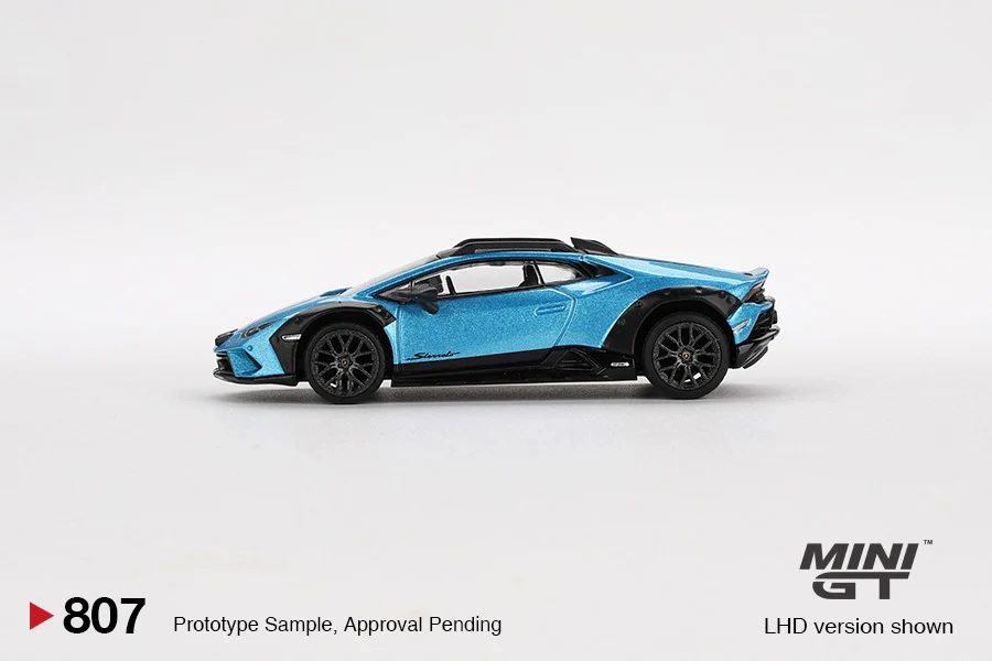 MINI GT 1/64 Lamborghini Huracán Sterrato Blu Aegir MGT00807-BL - Image 2