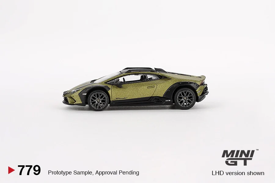 MINI GT 1/64 Lamborghini Huracán Sterrato Verde Gea Matt LHD MGT00779-L - Image 2