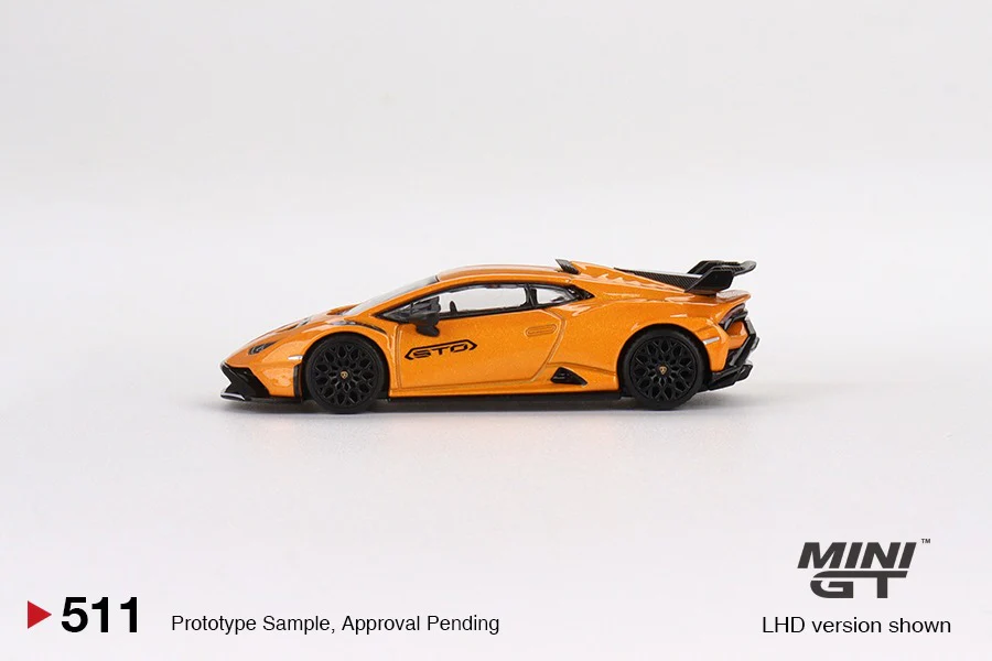 MINI GT 1/64 Lamborghini Huracan STO Arancio Borealis LHD MGT00511-L - Image 3