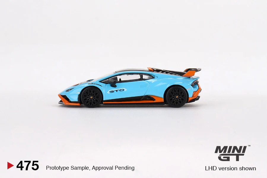 MINI GT 1/64 Lamborghini Huracán STO Blu Laufey LHD MGT00475-L - Image 2