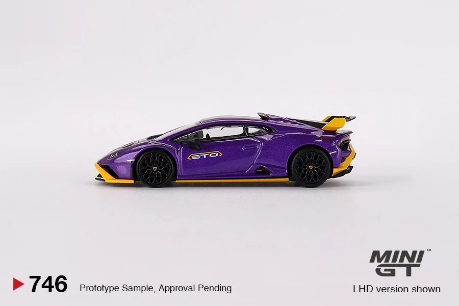 MINI GT 1/64 Lamborghini Huracán STO Viola Pasifae LHD MGT00746-L - Image 2
