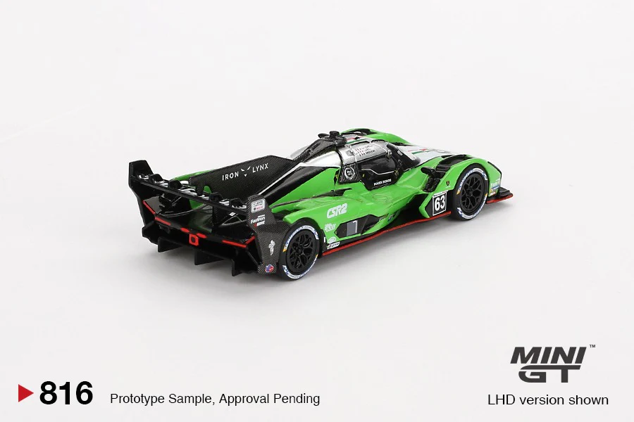 MINI GT 1/64 Lamborghini SC63 #63 Iron lynx 2024 IMSA Sebring 12 Hrs. MGT00816-L - Image 2