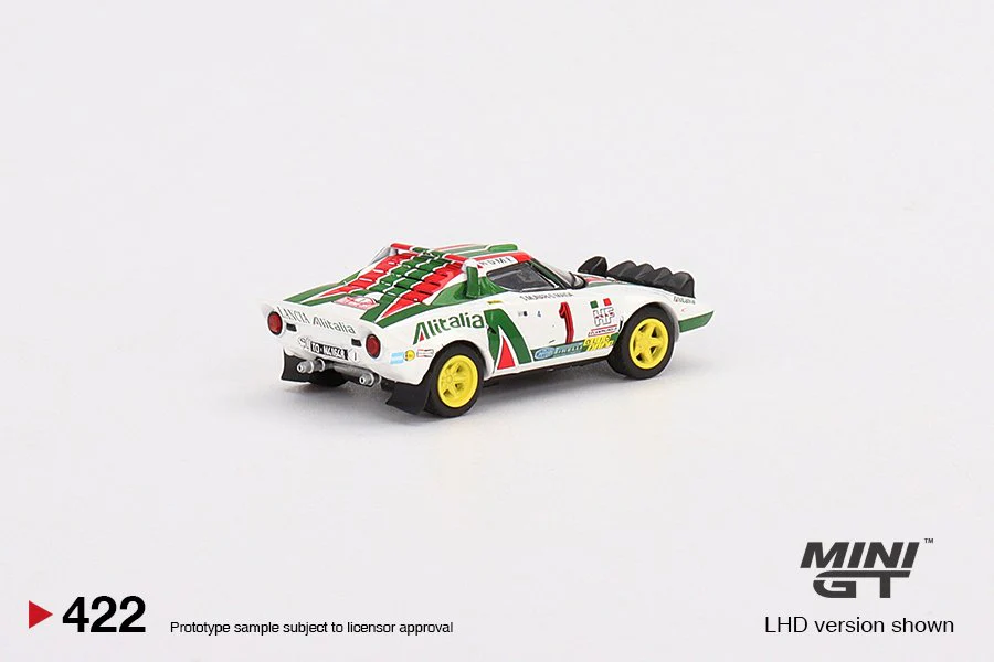 MINI GT 1/64 Lancia Stratos HF 1977 Rally MonteCarlo Winner #1 LHD MGT00422-L - Image 2