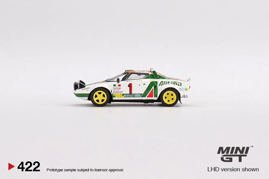 MINI GT 1/64 Lancia Stratos HF 1977 Rally MonteCarlo Winner #1 LHD MGT00422-L - Image 3