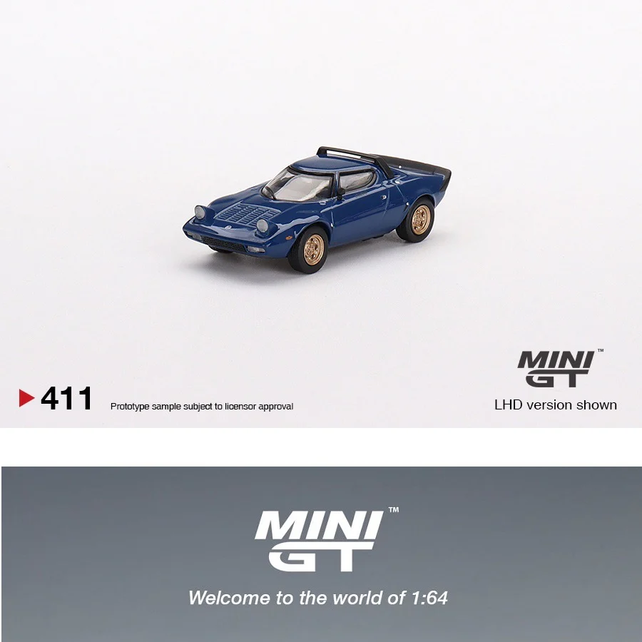MINI GT 1/64 Lancia Stratos HF Stradale Bleu Vincennes LHD MGT00411-L