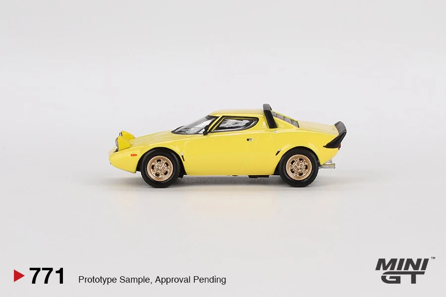 MINI GT 1/64 Lancia Stratos HF Stradale  Giallo Fly MGT00771-L - Image 2
