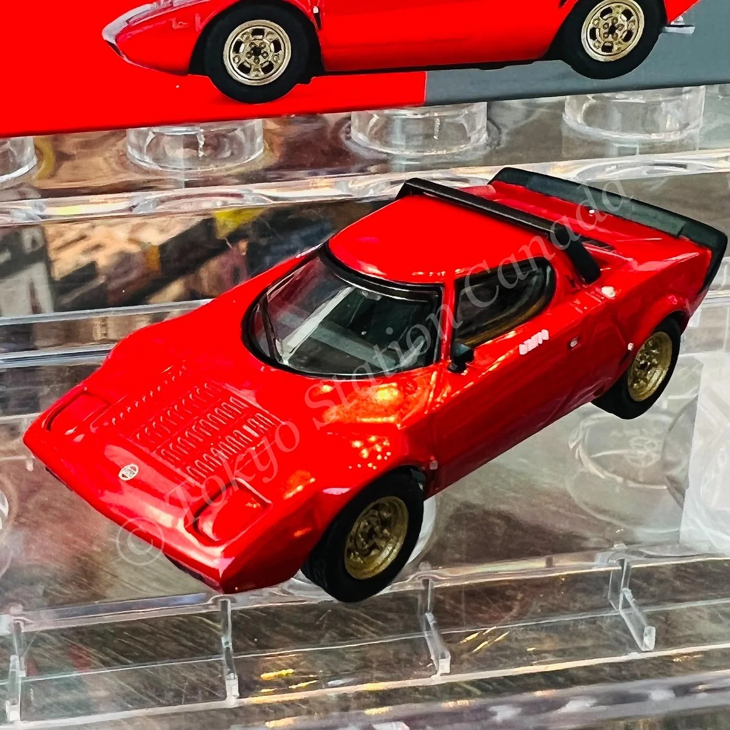 MINI GT 1/64 Lancia Stratos HF Stradale Rosso Arancio LHD MGT00365-L - Image 3