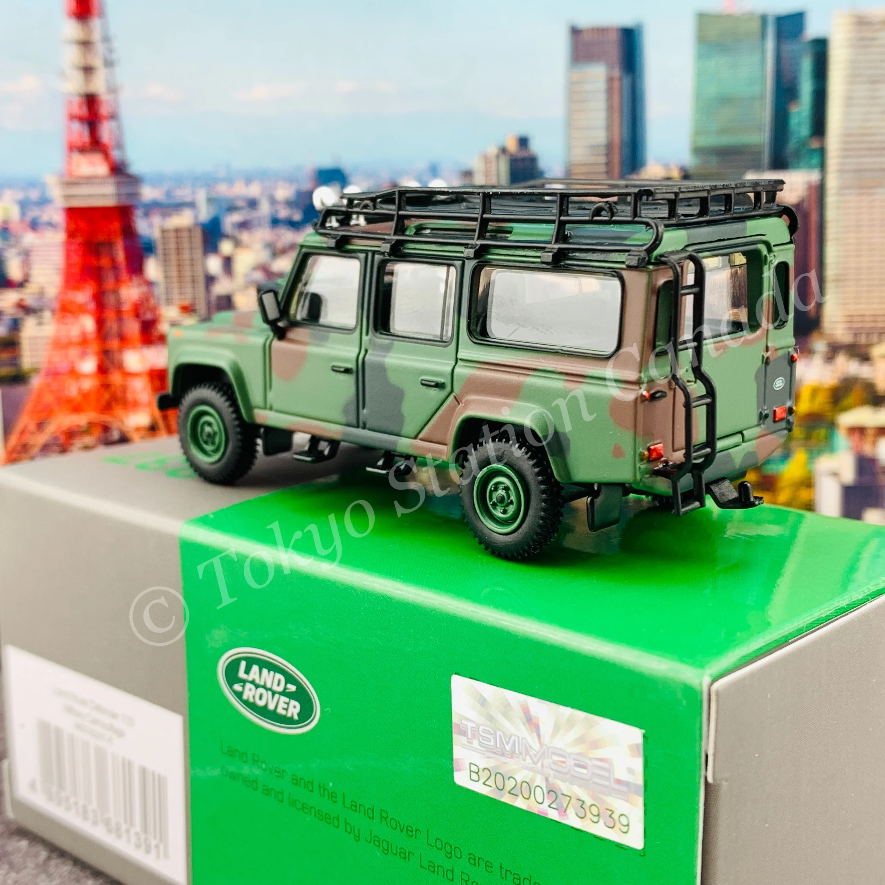 MINI GT 1/64 Land Rover Defender 110 Military Camouflage ToyEast Exclusive RHD MGT00237-R - Image 5