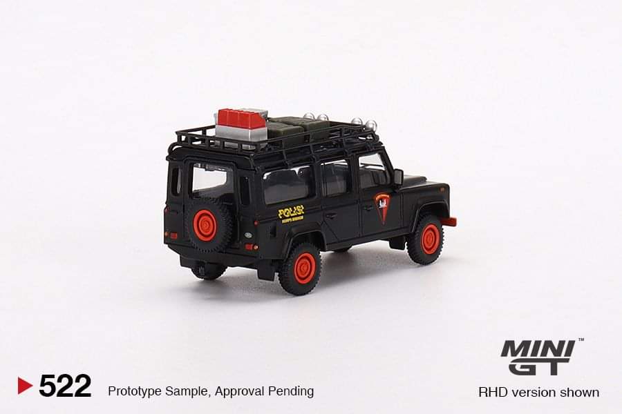 MINI GT 1/64 Land Rover Defender 110 Mobile Brigade Corps (KORPS BRIMOB) - EMS Exclusive RHD MGT00522-R - Image 2