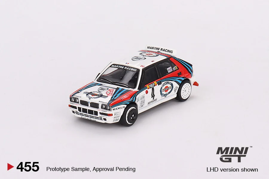 MINI GT 1/64 Lanica Delta HF Intergrale Evoluzione 1992 Rally Monte Carlo 4 Cars Set Limited Edition MGTS0002 - Image 2