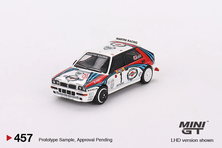 MINI GT 1/64 Lanica Delta HF Intergrale Evoluzione 1992 Rally Monte Carlo 4 Cars Set Limited Edition MGTS0002 - Image 4