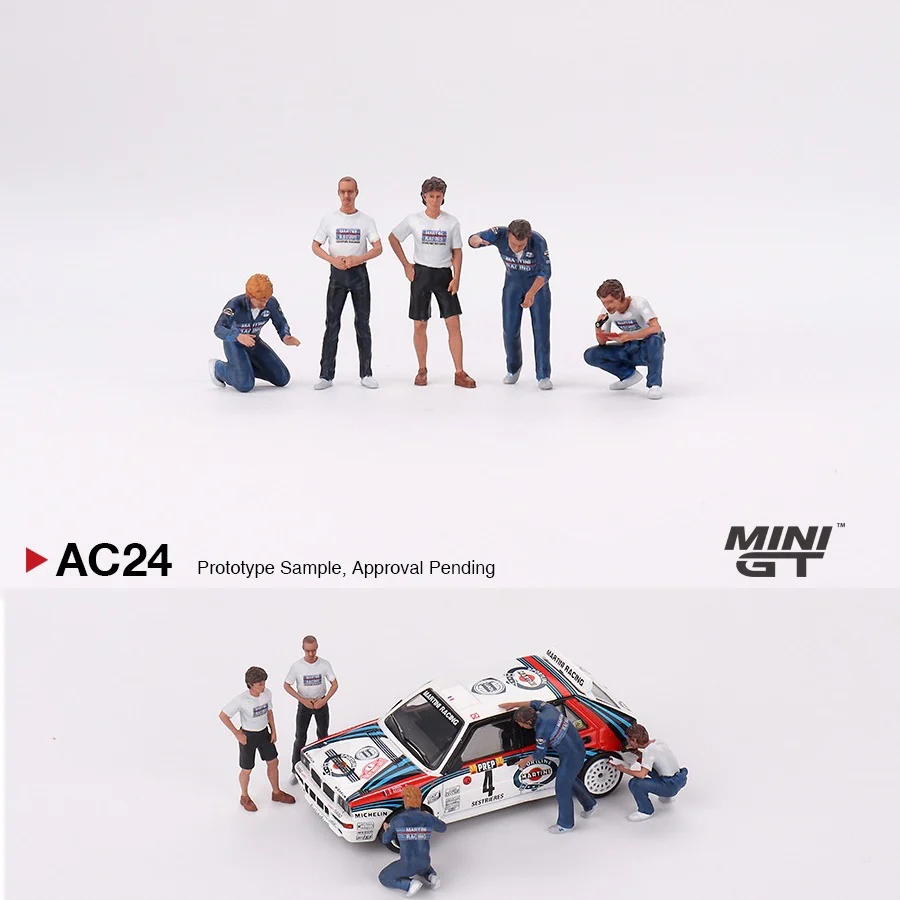 MINI GT 1/64 Lanica Delta HF Intergrale Evoluzione 1992 Rally Monte Carlo Complete set of 6 - Image 6