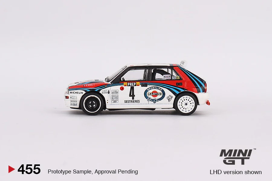 MINI GT 1/64 Lanica Delta HF Intergrale Evoluzione 1992 Rally Monte Carlo Winner #4 MGT00455-L - Image 2