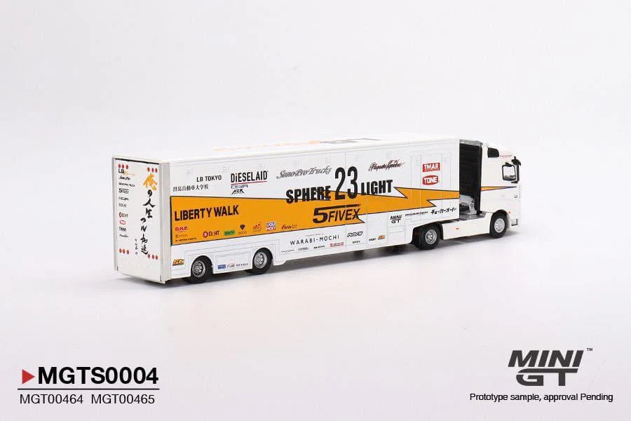 MINI GT 1/64 LB Racing Racing Transporter Set (Included 1 transporter and 1 Car)  MGTS0004 - Image 4