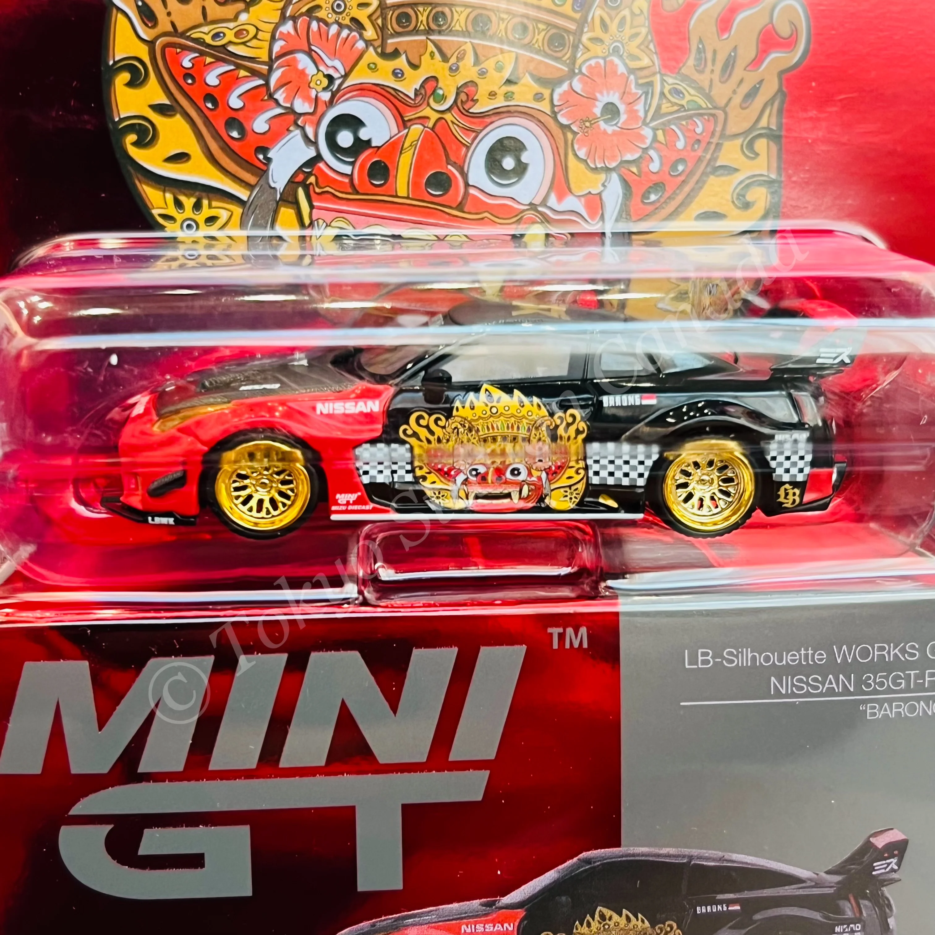 MINI GT 1/64 LB-Silhouette WORKS GT NISSAN 35GT-RR Ver.1 “BARONG”  MINI GT x MIZU Diecast MGT00651-R - Image 2