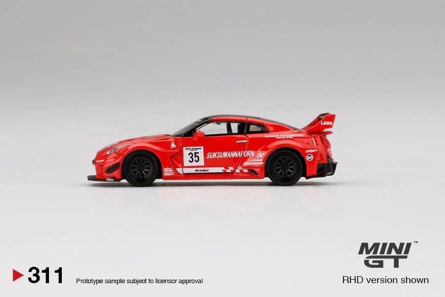 MINI GT 1/64 LB-Silhouette WORKS GT NISSAN 35GT-RR Ver.1 Infinite Motorsport Motul RHD MGT00311-R - Image 2
