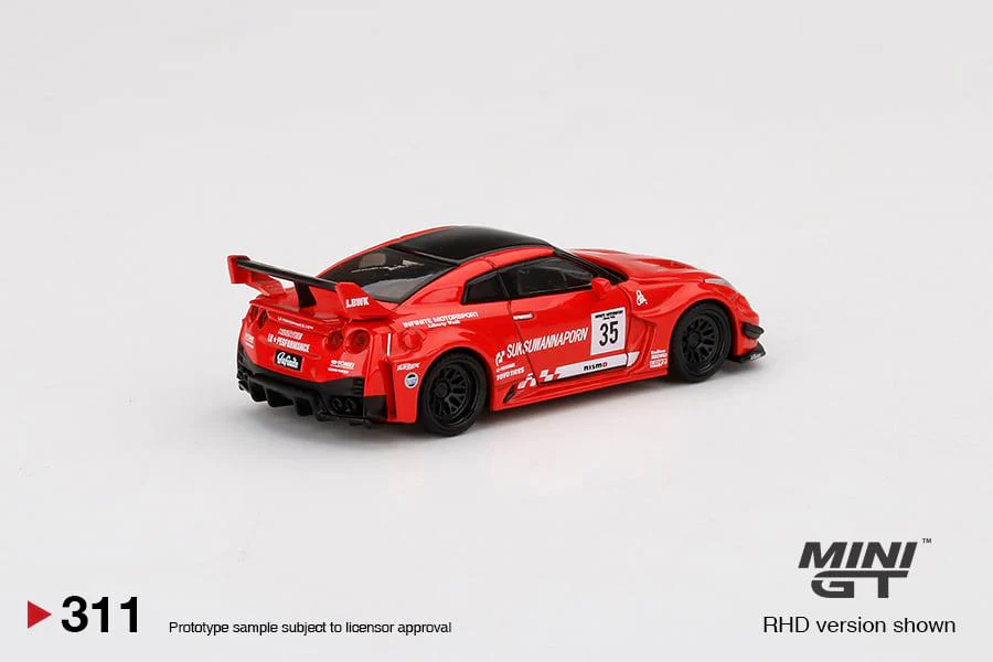MINI GT 1/64 LB-Silhouette WORKS GT NISSAN 35GT-RR Ver.1 Infinite Motorsport Motul RHD MGT00311-R - Image 3